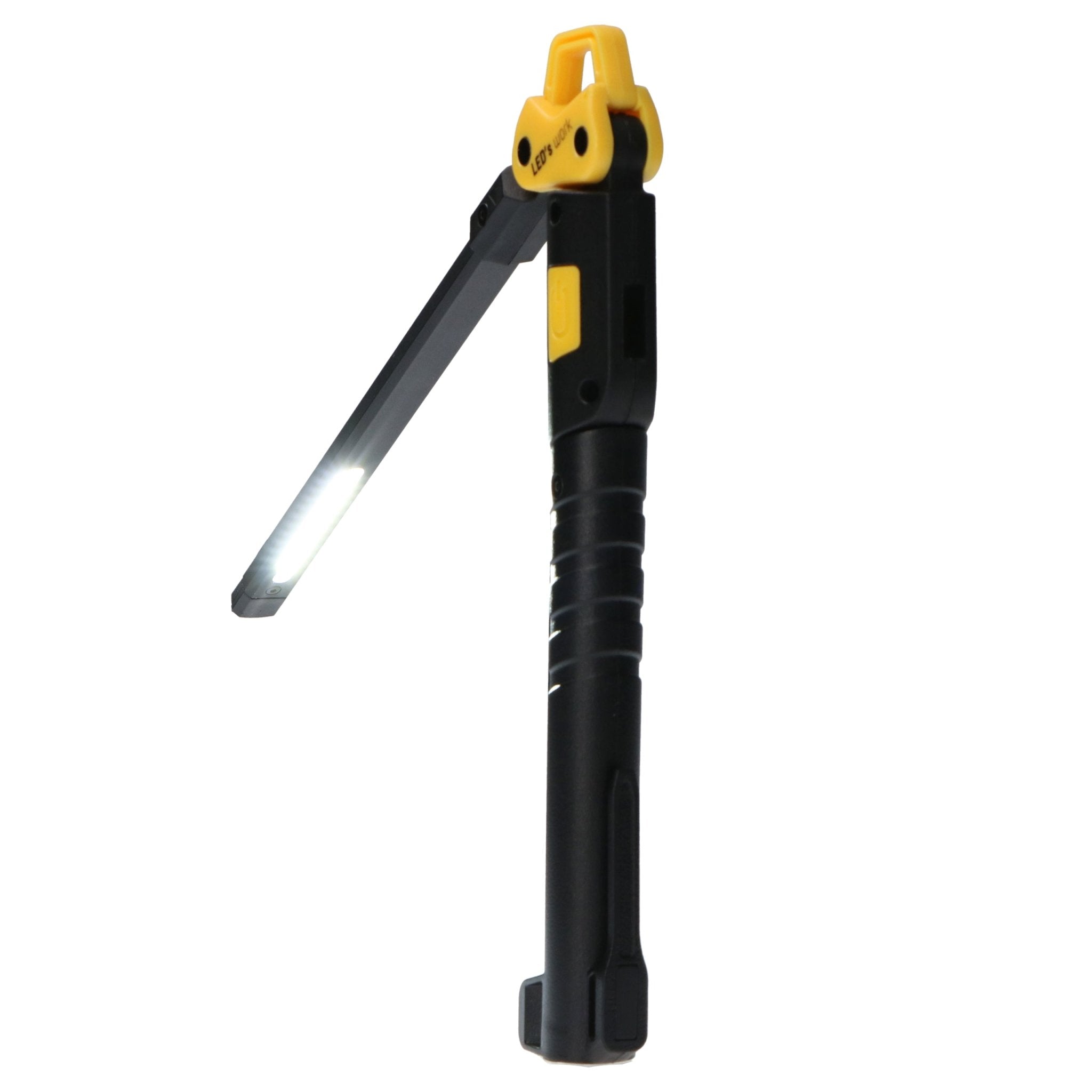 LED's Work Oplaadbare Looplamp 300 - Inspectielamp - Inklapbaar & Draadloos - Met magneet en haak Bouwlampen Led.nl