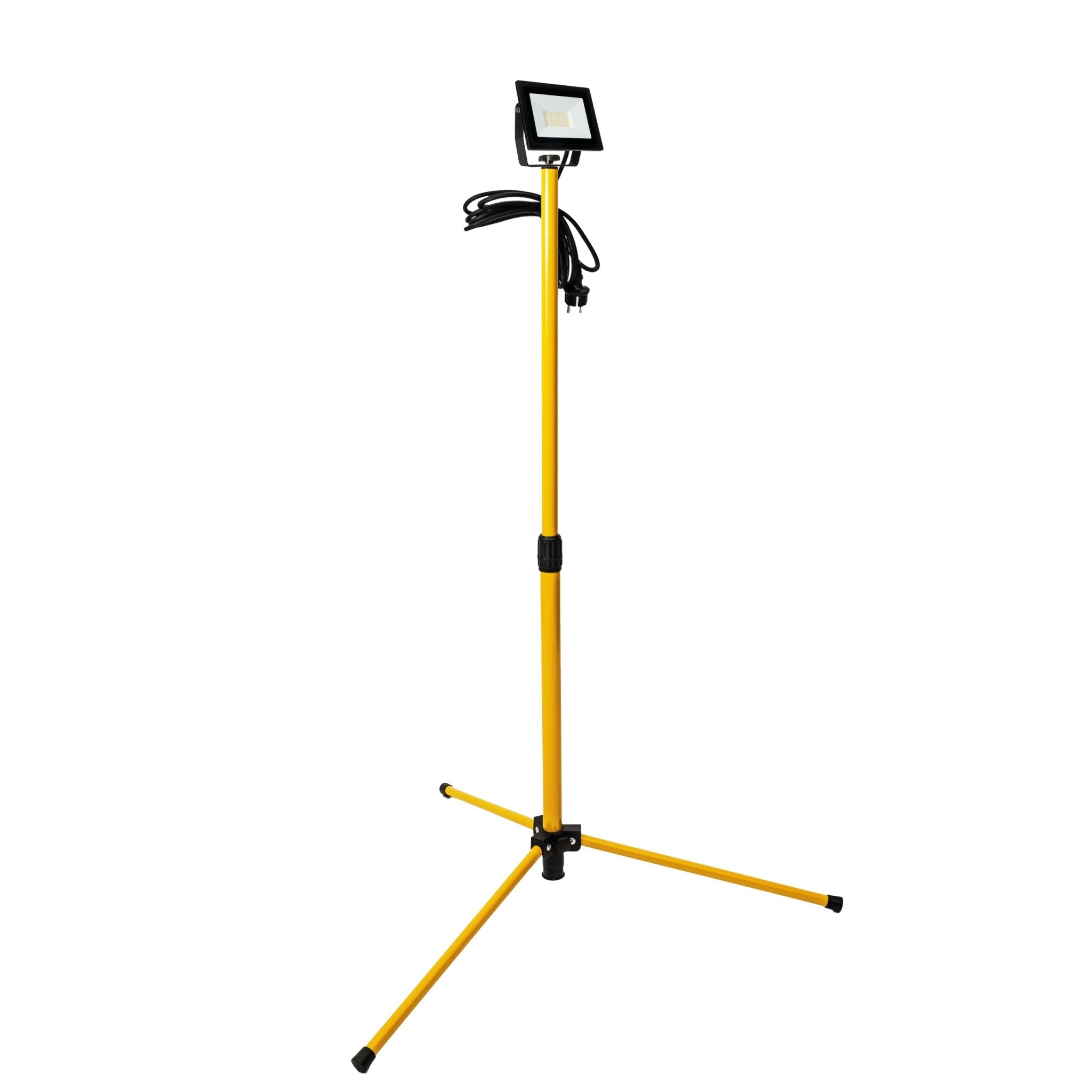 LED's Work 1 x 20W ProWork Tripod LED Bouwlamp op statief - In hoogte verstelbaar - 2125 lm Bouwlampen Led.nl