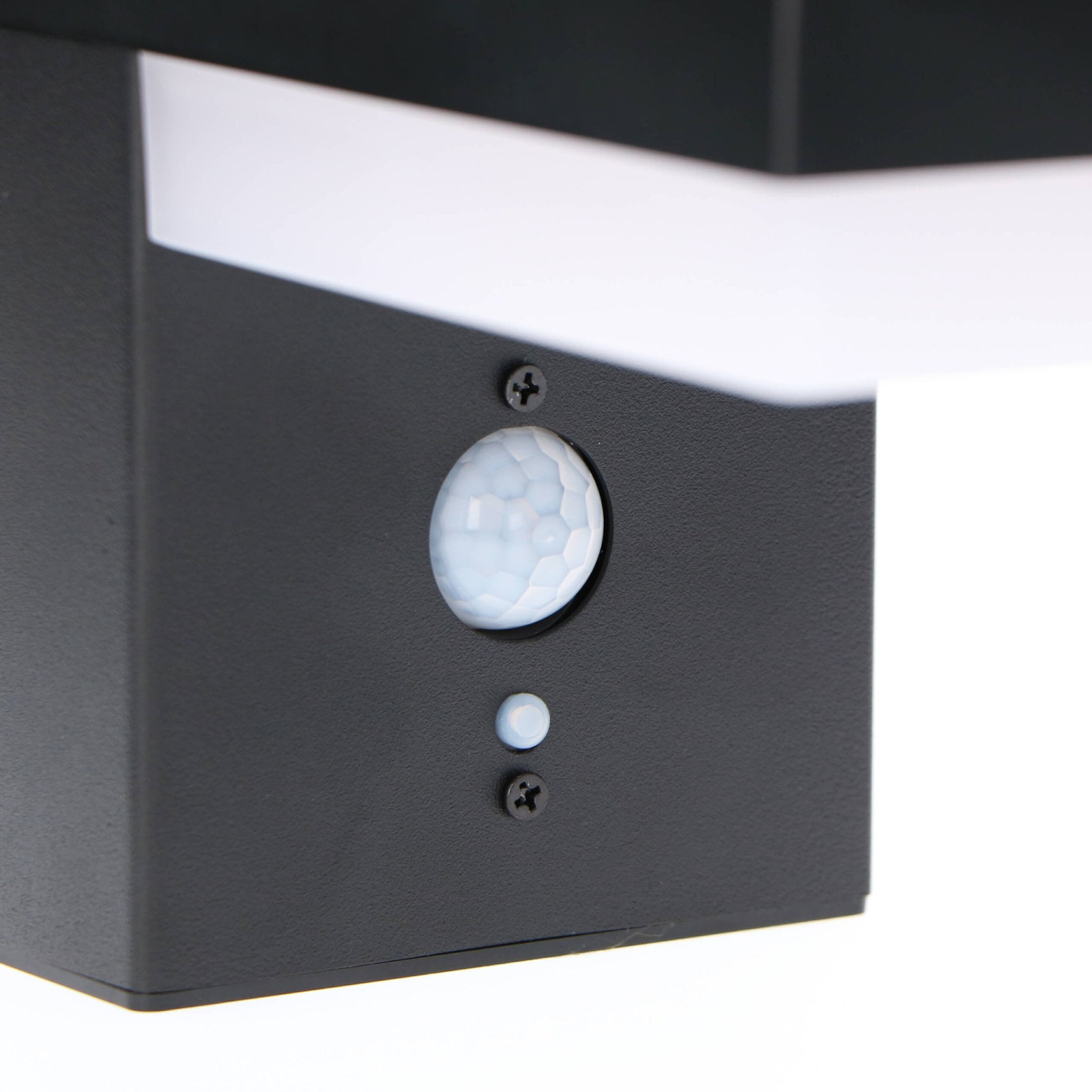 LED's Light RVS Solar LED Muurlamp met Bewegingssensor - Draadloos - Vierkant - 3 standen - Zwart Buitenlampen LED.nl