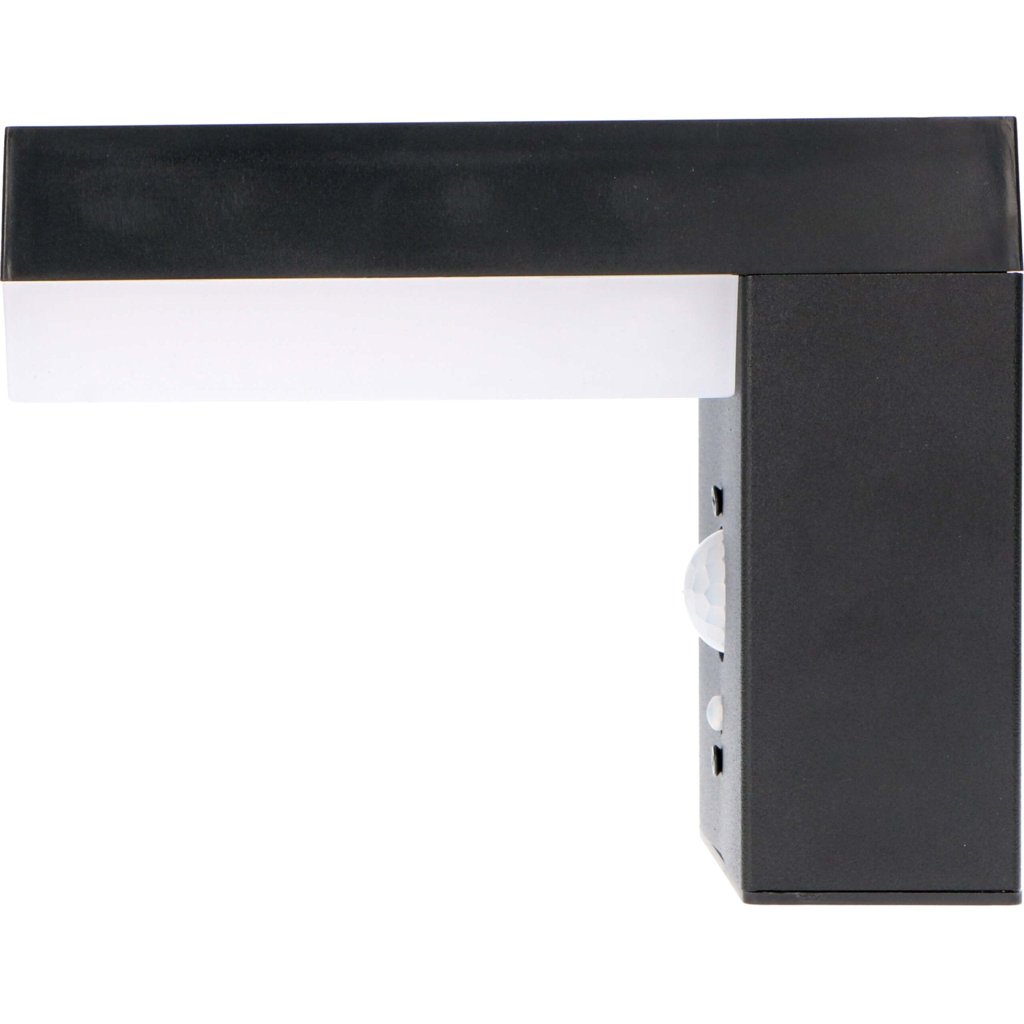 LED's Light RVS Solar LED Muurlamp met Bewegingssensor - Draadloos - Vierkant - 3 standen - Zwart Buitenlampen LED.nl