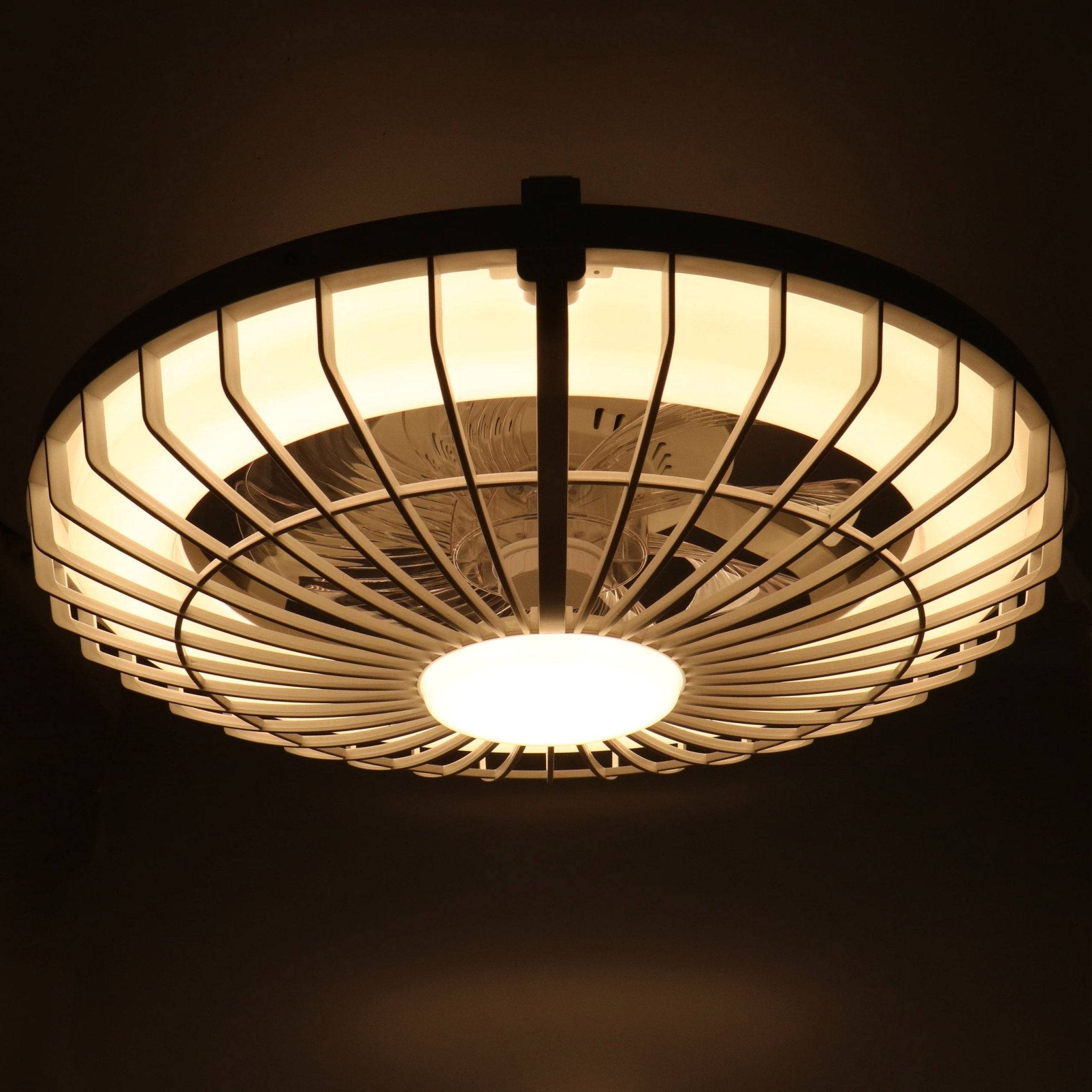 LED's Light Plafondlamp met LED verlichting en ventilator - Dimbaar en instelbare kleurtemperatuur – Incl. afstandsbediening Plafondventilatoren LED.nl