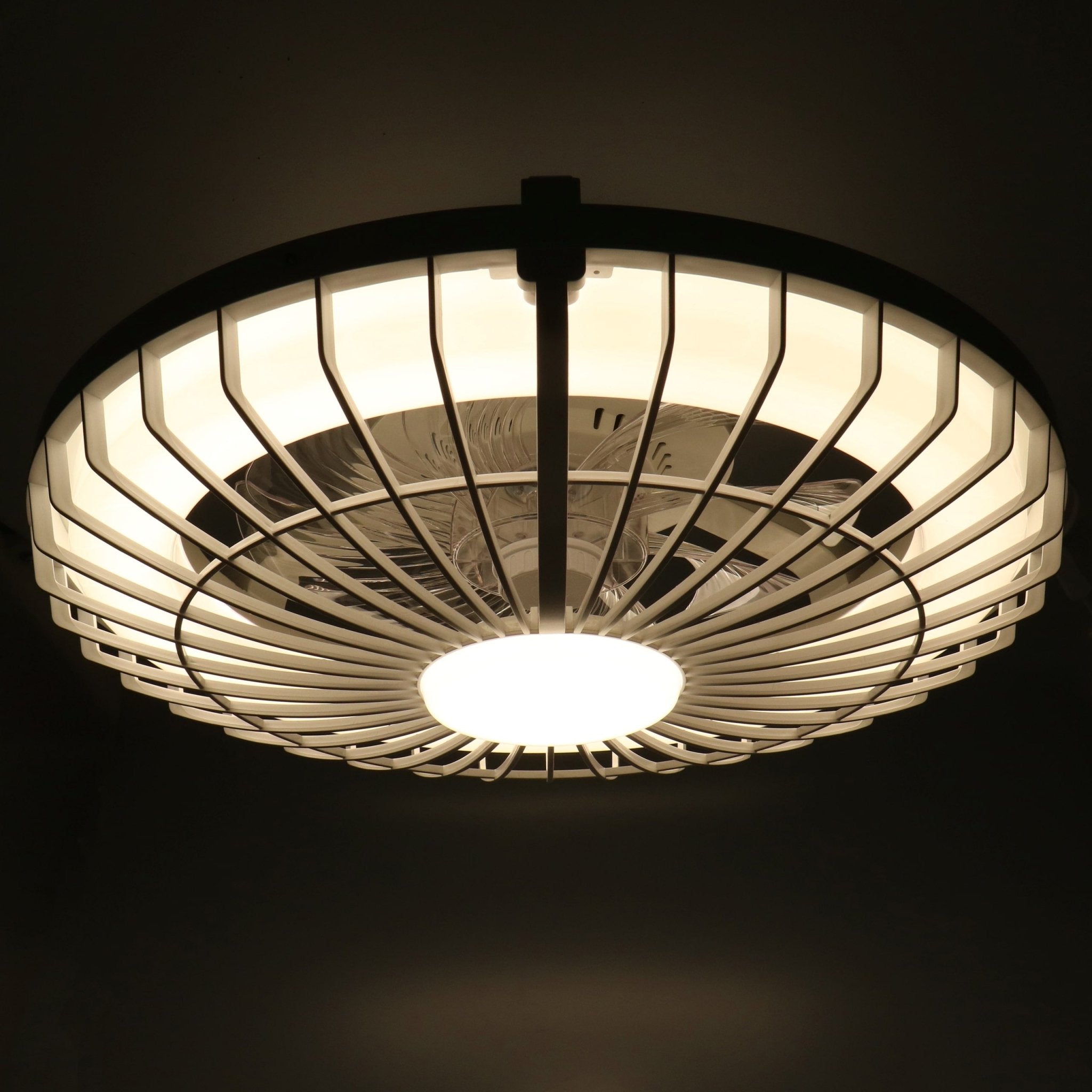 LED's Light Plafondlamp met LED verlichting en ventilator - Dimbaar en instelbare kleurtemperatuur – Incl. afstandsbediening Plafondventilatoren LED.nl