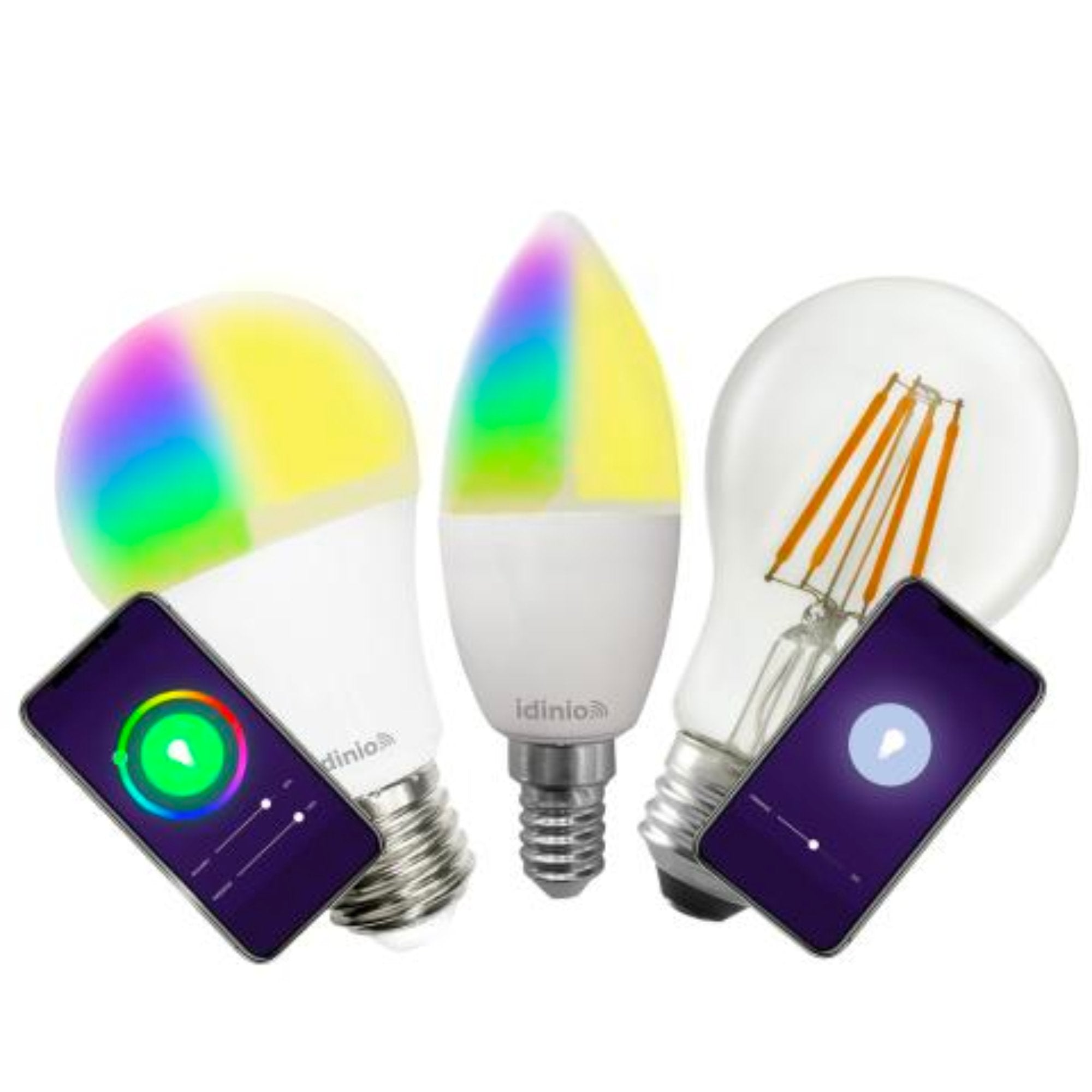 Smart LED Lamp E27 helder - Dimbaar warm wit licht - Bedienbaar met App Slimme lampen LED.nl