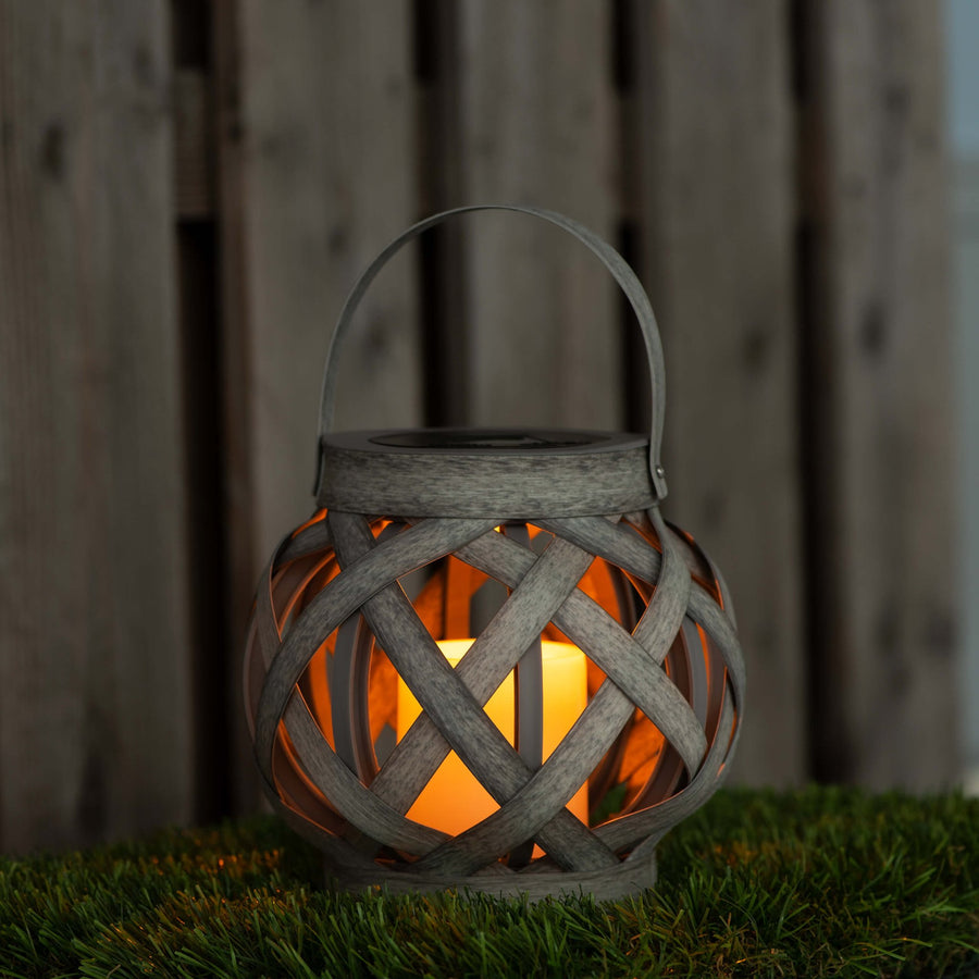 Solar LED Candle Table Lamp with Sensor - Automatic On/Off - IP44 - 15 cm - LED.nl