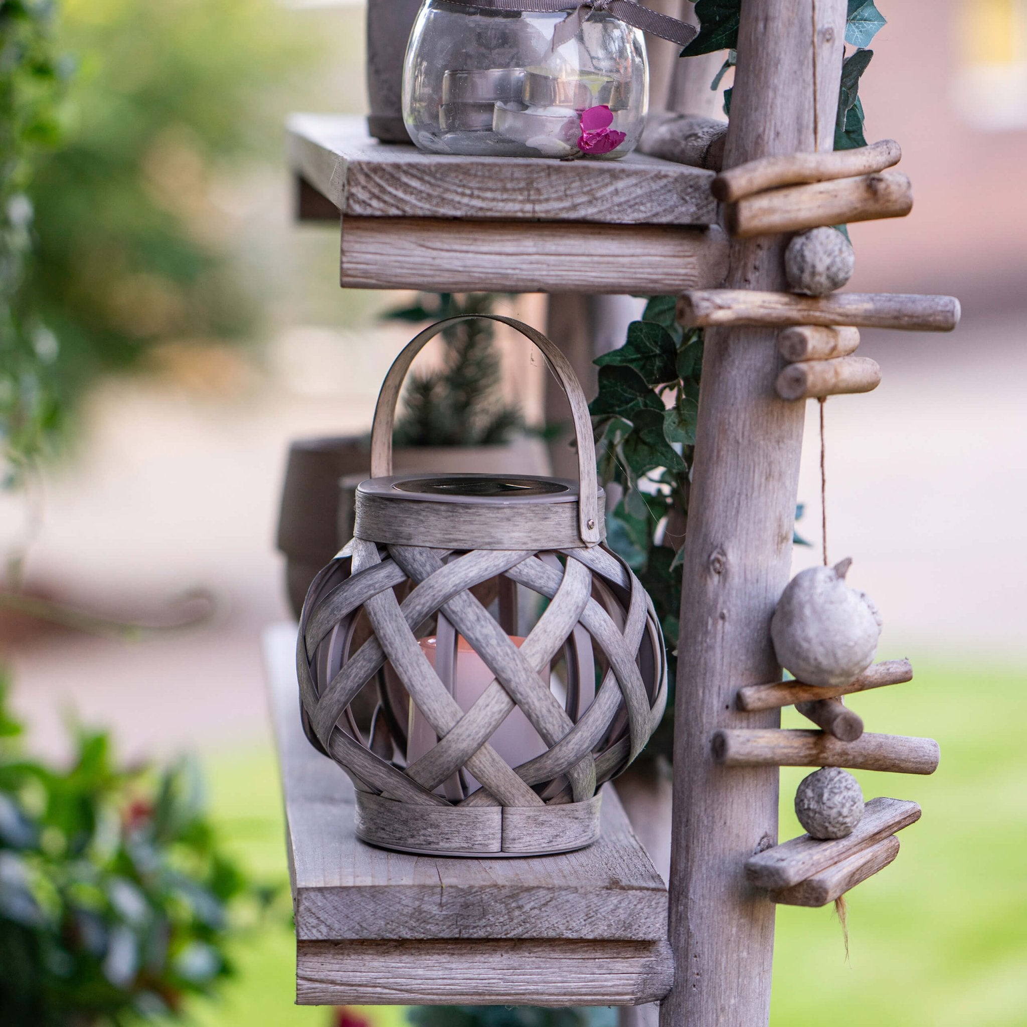 Solar LED Kaars tafellamp met sensor - Automatisch aan/uit - IP44 - 15 cm Buitenlampen LED.nl