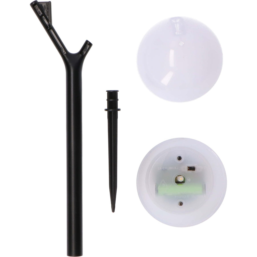 Solar-LED-Gartenlampe mit Sensor – schön – kabellos – warmweiß – automatisches Ein-/Ausschalten – 40 cm - LED.de