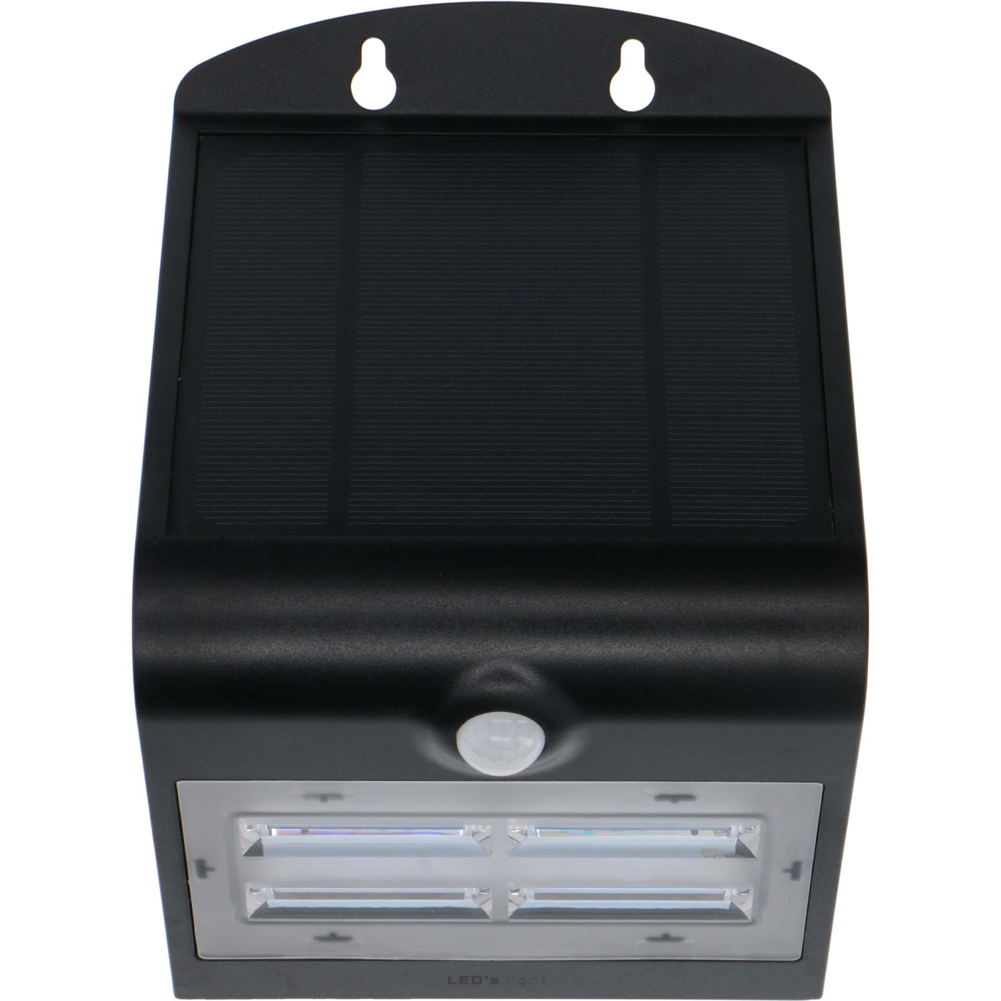 LED's Light Solar LED Buitenlamp met Bewegingssensor 400 - 3 lichtstanden - Automatisch aan/uit - Zwart Wandlampen LED.nl