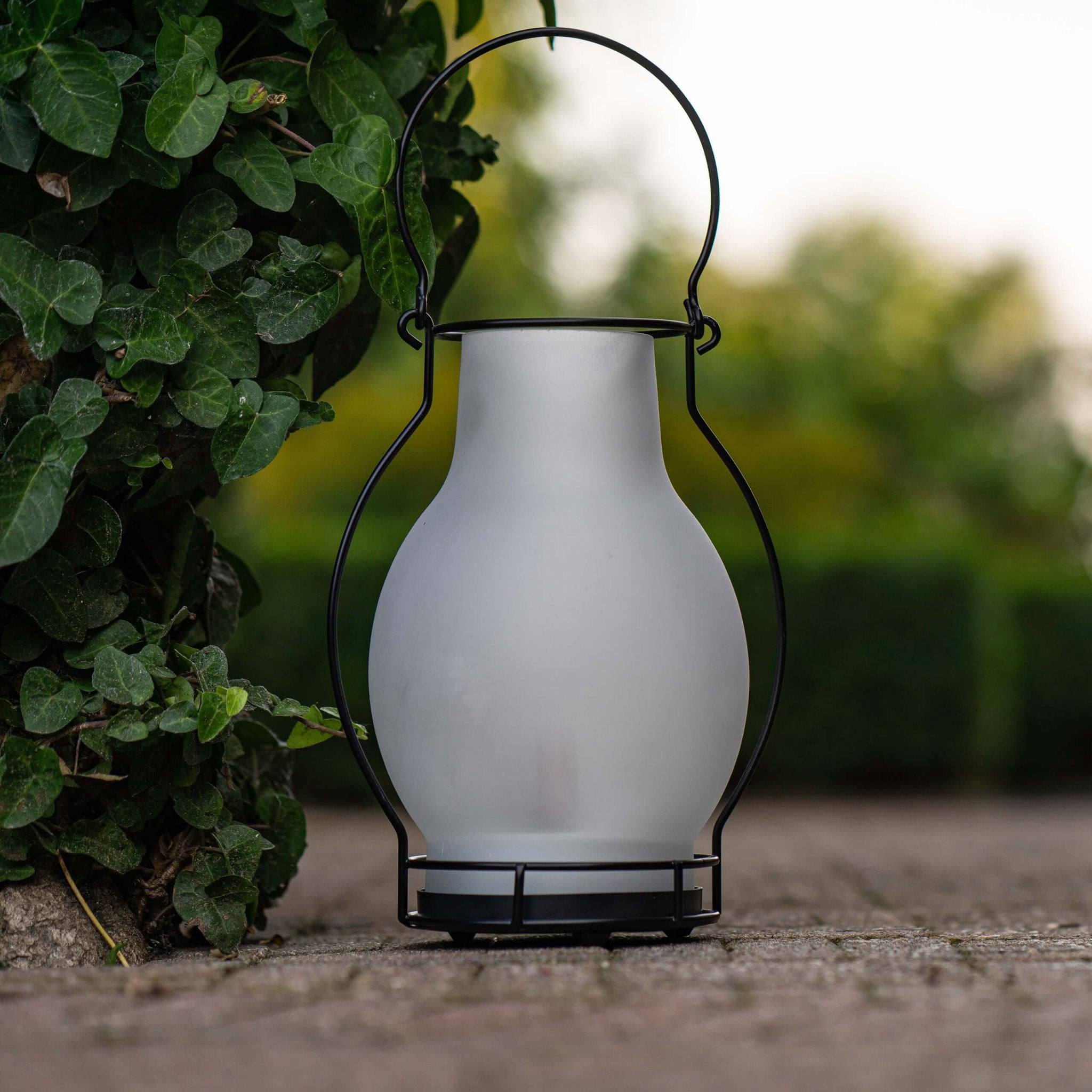 Solar Olielamp op zonne-energie met sensor - Automatisch aan/uit - Draadloos - 28 cm Buitenlampen LED.nl