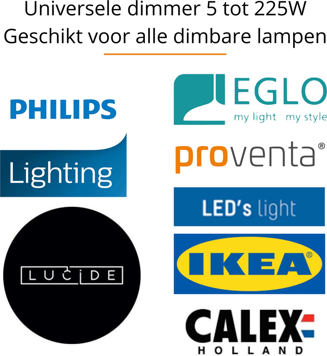 Smarter WLAN-Dimmer mit App – Geeignet für alle dimmbaren Lampen – 0 bis 250 W