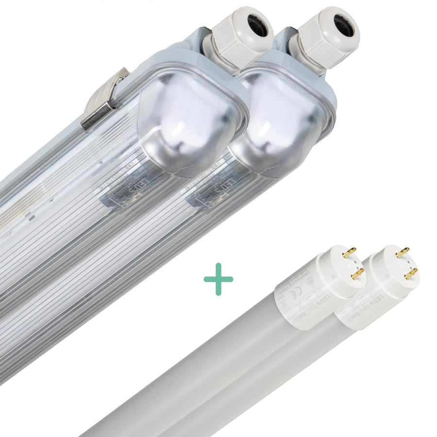 2er-Pack – LED-Leuchtstoffröhre mit 120 cm LED-Röhre – Für Innen- und Außenbereich – 2130 lm – 1 x 11,5 W – 4000 K – Hohe Effizienz – Energieeffizienzklasse B - LED.de