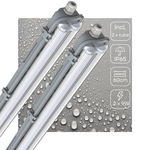 2 PACK - LED's Light LED TL dubbel armatuur 60 cm - Compleet met 2 LED TL buizen 60 cm - 1800 lm - LED.nl