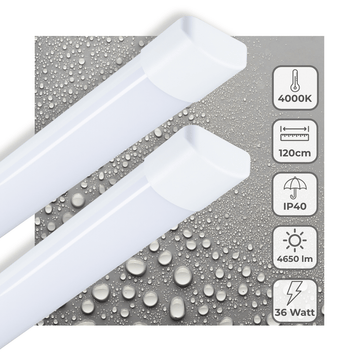 LED's Light LED TL Lampe 120 cm für den Innenbereich - Komplette LED TL Beleuchtung - 4650 lm - LED.de