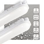 2 PACK - LED's Light Pro TL armatuur 60 cm – Geschikt voor binnen en buiten – 2500 lumen – IP65 waterdicht - LED.nl