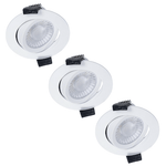 3 PACK - LED's Light PRO downlight inbouwspot Ø 68mm - Spatwaterdicht - Dimbaar - Universeel - Wit - LED.nl