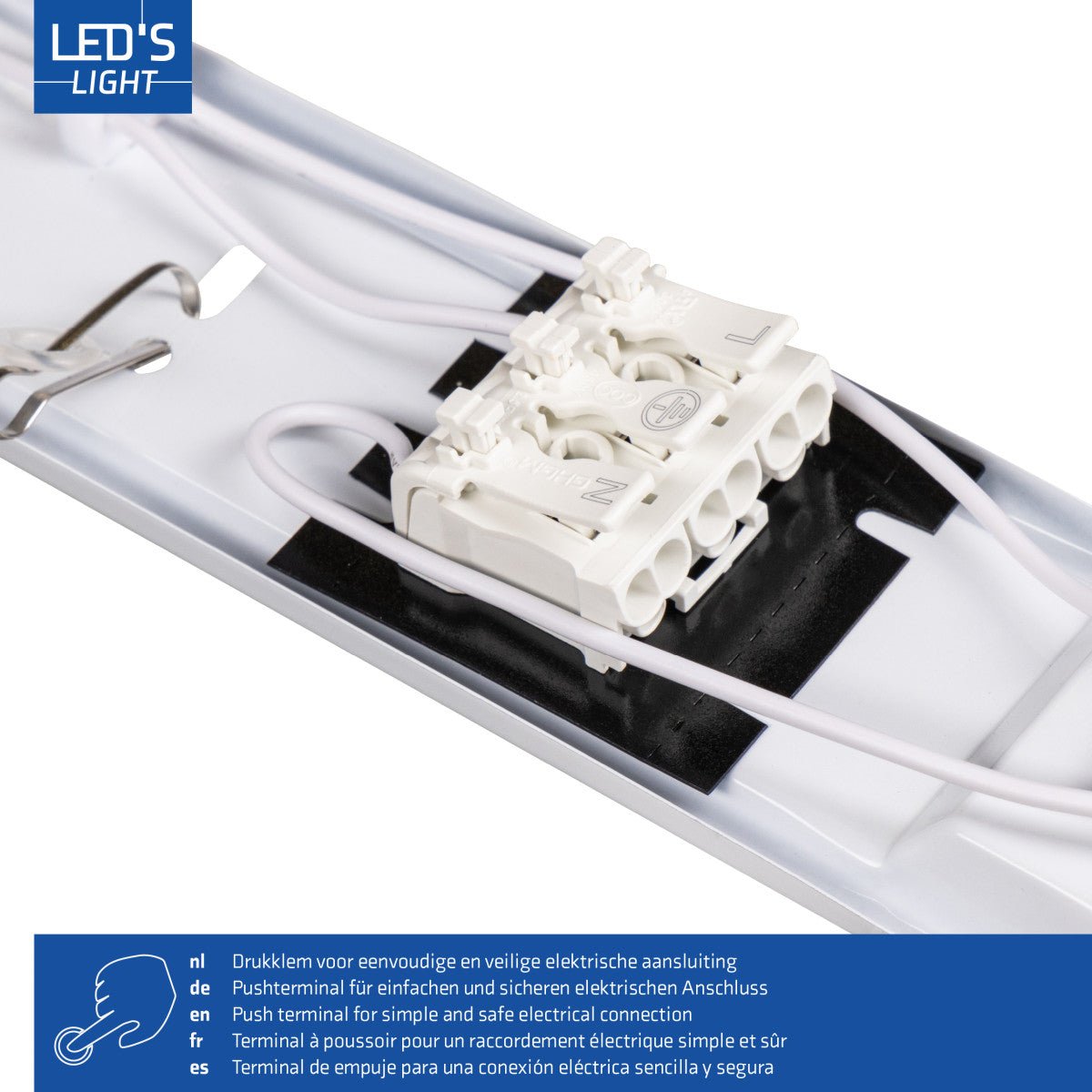 4 PACK - LED's Light Complete LED TL lamp met LED buis 60 cm - Binnen en buiten - 1100 lm - 1x6W - LED.nl