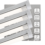 4 PACK - LED's Light LED licht balk 120 cm voor binnen - Armatuur inclusief LED TL buis - 1900 lm - LED.nl