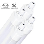 4 PACK - LED's Light LED TL lamp compleet - Koppelbaar tot 10 lampen - Waterdicht - 36W, 120cm, 4320lm 4000K - IP65 IK08 TL verlichting LED.nl