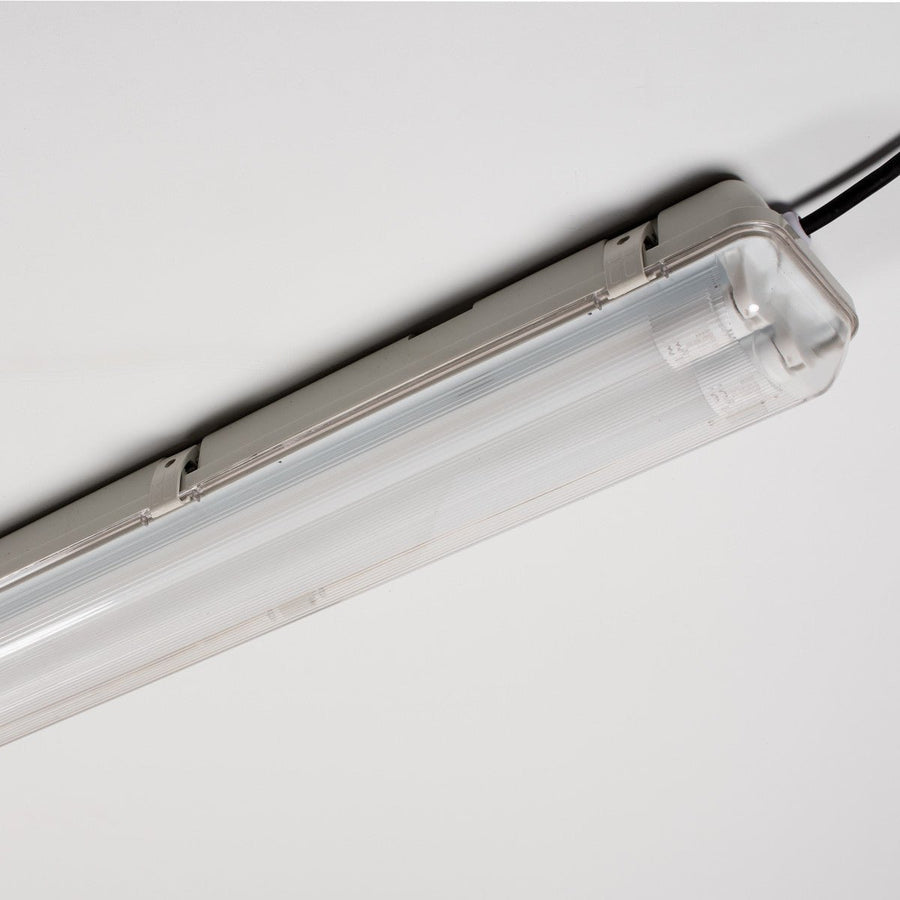 2 PACK - LED's Light LED TL Armatuur licht balk met sensor - incl Dubbele buis 2x14W 120cm 4000K Bewegingssensor en nachtsensor - Waterdicht - 150lm/w LED.nl