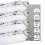 4 PACK - LED's Light Pro TL Armatuur Strip 60 cm - Energielabel B - IP65 waterdicht - 2650 lm - LED.nl