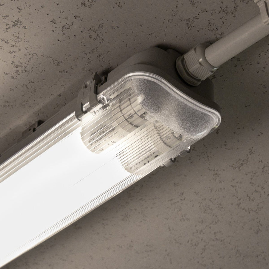 4 PACK - LED's Light LED TL dubbel armatuur 60 cm - Compleet met 2 LED TL buizen 60 cm - 2160lm LED.nl