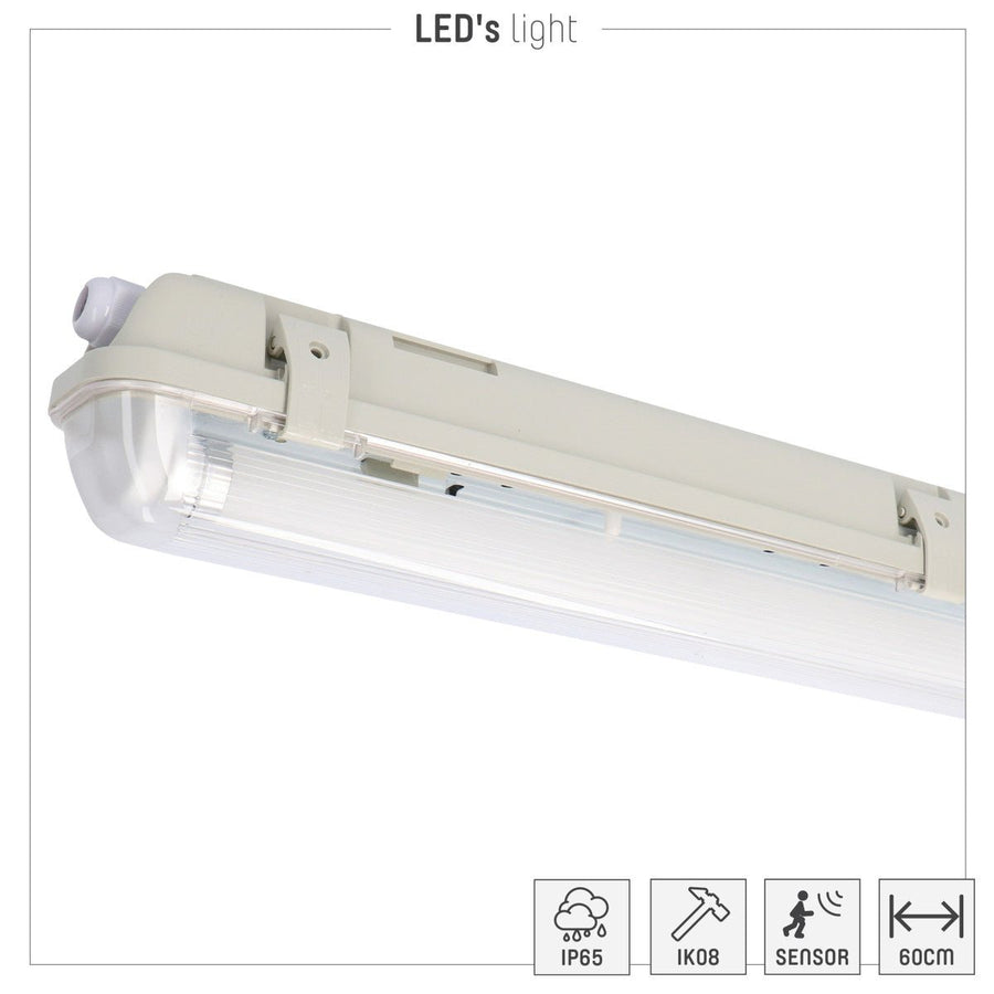 2 PACK - LED's Light LED TL lamp met sensor 150 cm - Bewegingssensor en nachtsensor - Waterdicht - 3100 lm LED.nl