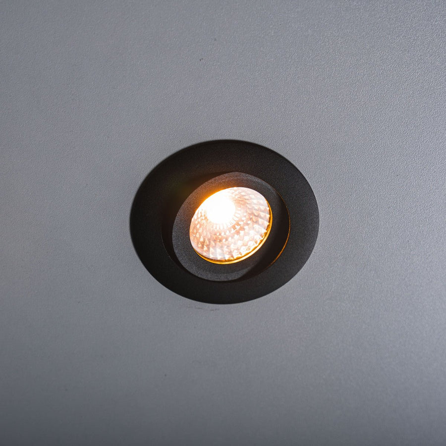 6 PACK - LED's Light Pro LED Inbouwspot Zwart - DimToWarm - Ø 68mm - Kantelbaar - Warm wit licht - CRI95- Dimbaar Inbouwspots LED.nl