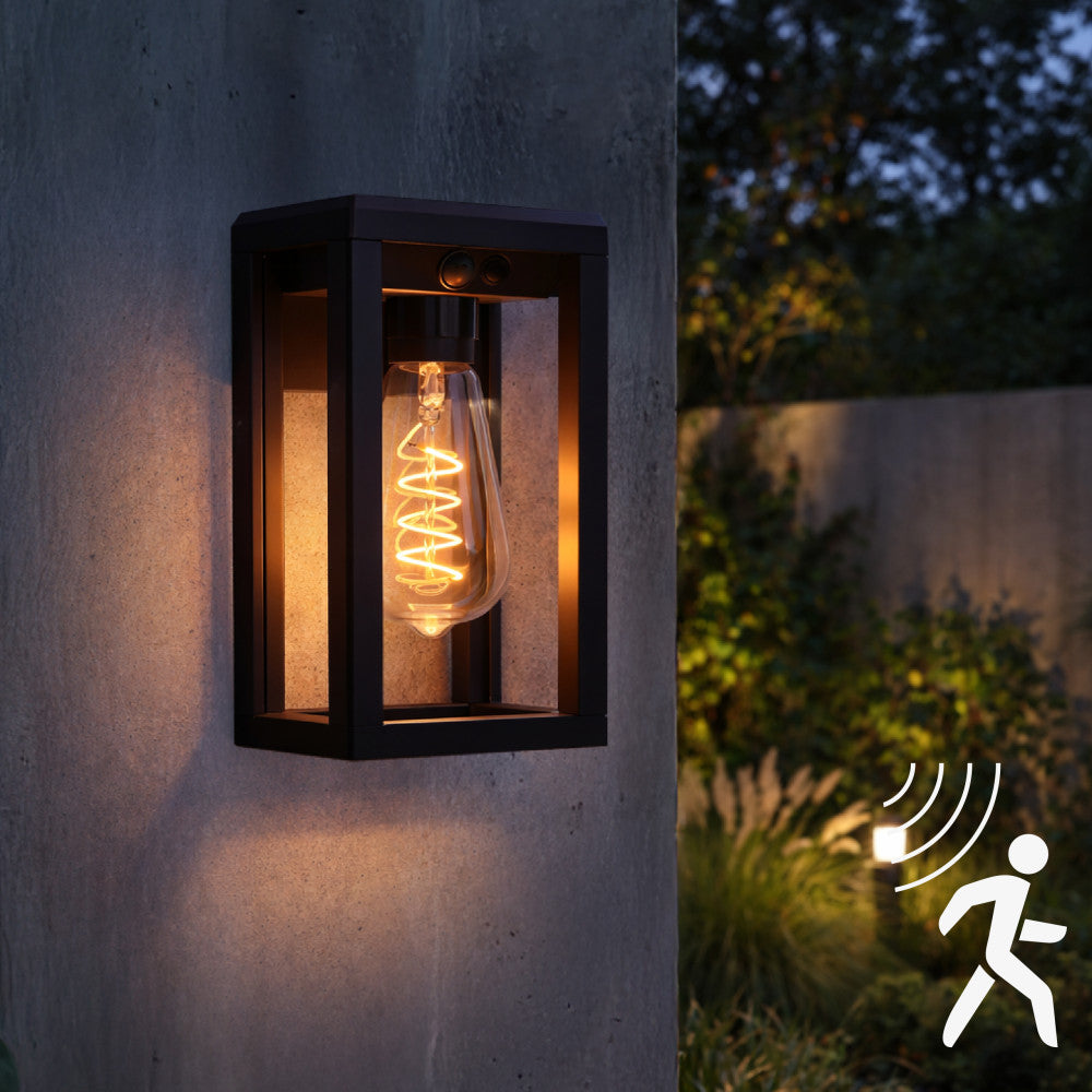 Solar buitenlamp - 150lm 2700K - Zwart - IP44 - Sensor LED.nl