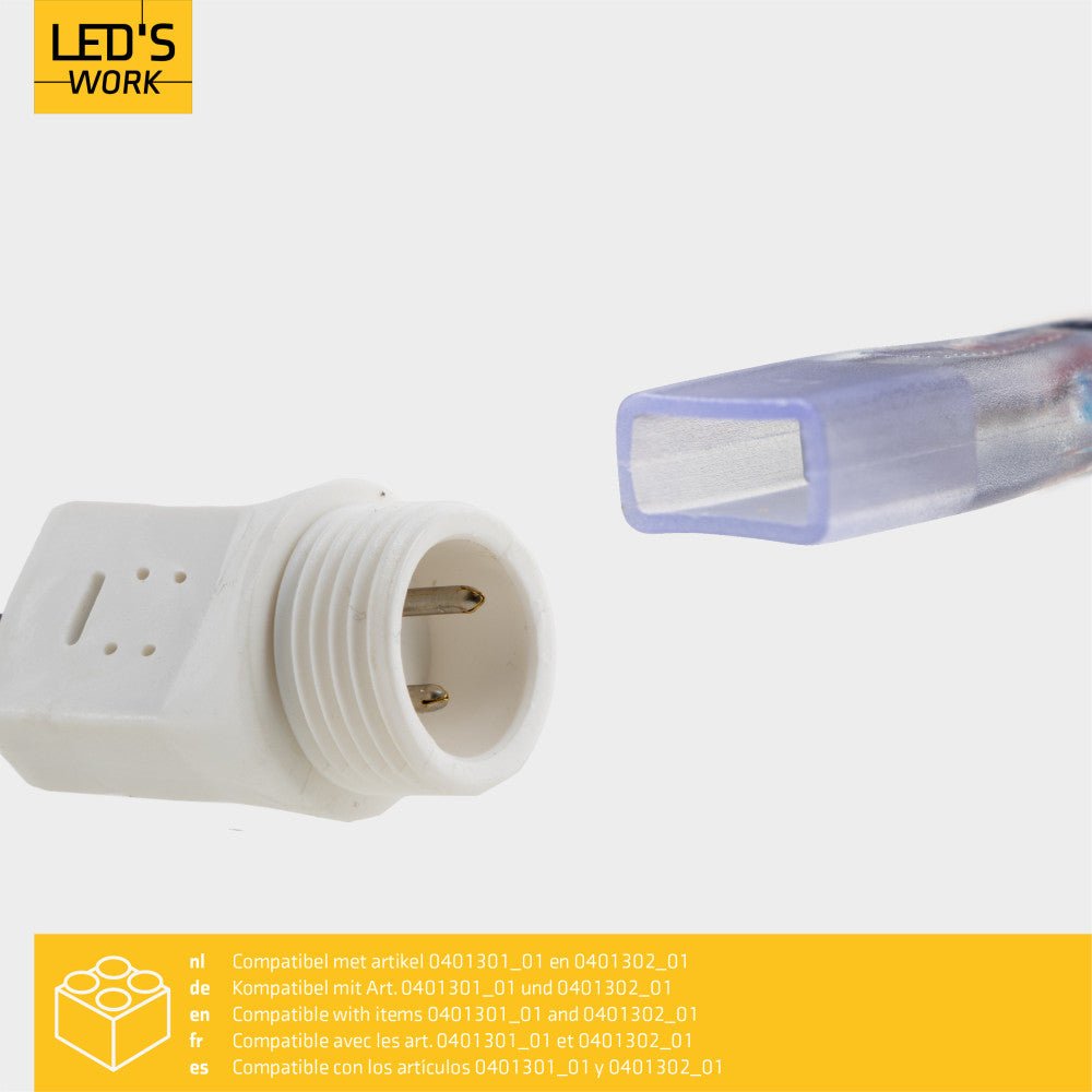 Accessoire - Aansluitkit - 150mm 280mm 20mm - Zwart LED.nl