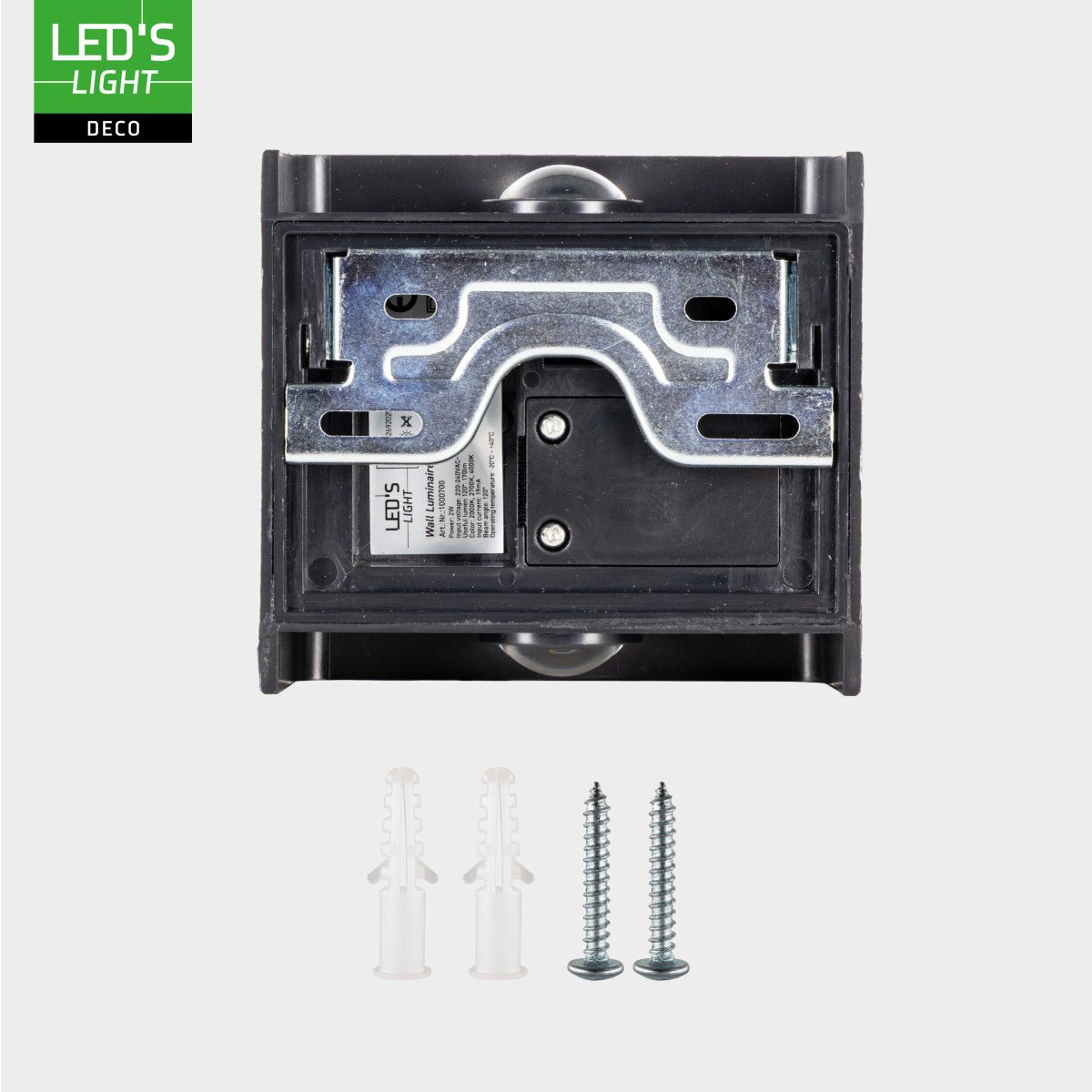 Buitenlamp met Lichtbron - Wandarmatuur - 170lm 2000K/2700K/4000K - Zwart - IP65 LED.nl