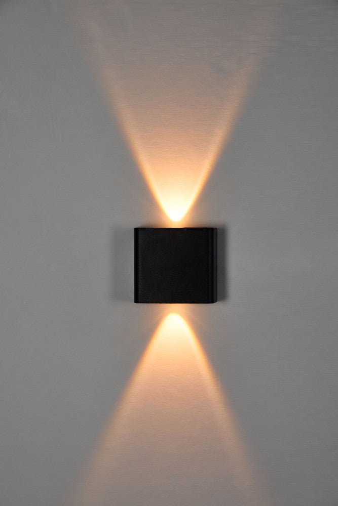 Buitenlamp met Lichtbron - Wandarmatuur - 170lm 2000K/2700K/4000K - Zwart - IP65 - LED.nl