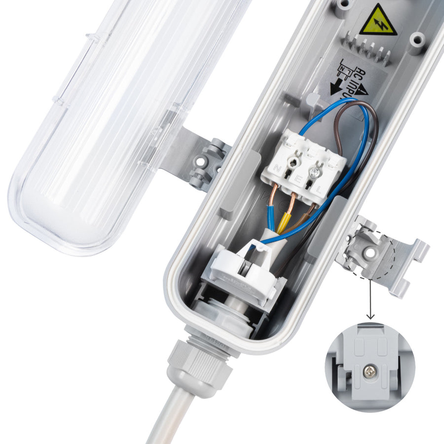 4 PACK - LED's Light LED TL armatuur 120 cm compleet met LED TL buis - 2160lm LED.nl