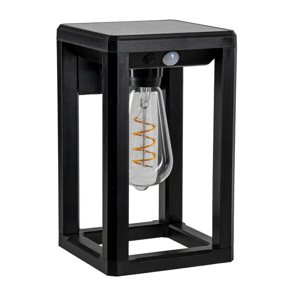 Solar buitenlamp - 150lm 2700K - Zwart - IP44 - Sensor LED.nl