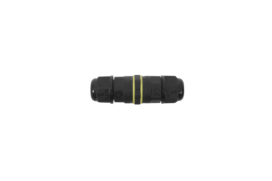 Kabelverbinder I connector - Voor kabels van 5 tot 10 mm - voor buiten en binnen - Zwart Kabelverbinders LED.nl