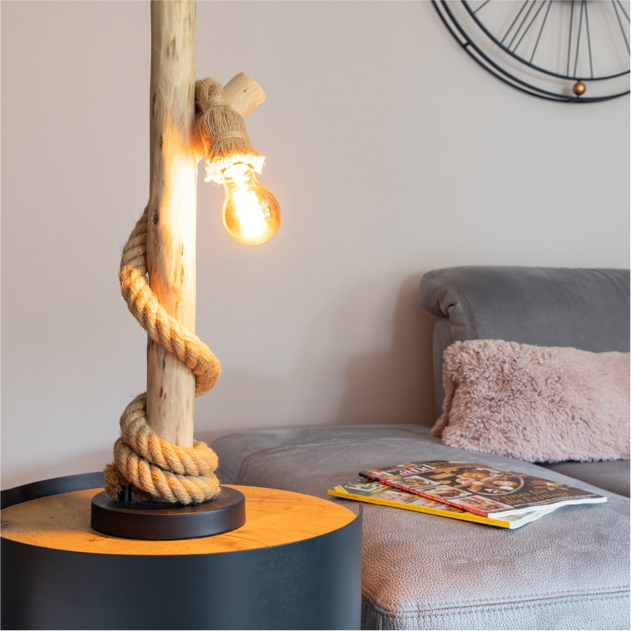 LED Filamentlamp A60 met Rookglas - E27 fitting - 4,5W - 120 Lumen - Extra warm wit (1800K) - Dimbaar - LED.nl