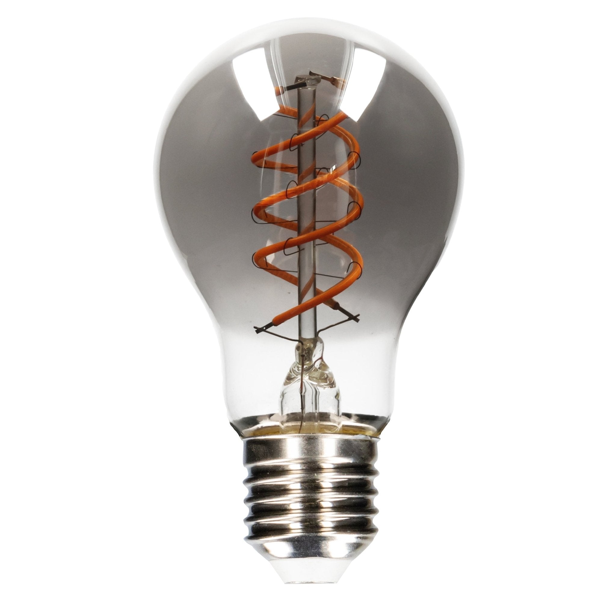 LED Filamentlamp A60 met Rookglas - E27 fitting - 4,5W - 120 Lumen - Extra warm wit (1800K) - Dimbaar - LED.nl