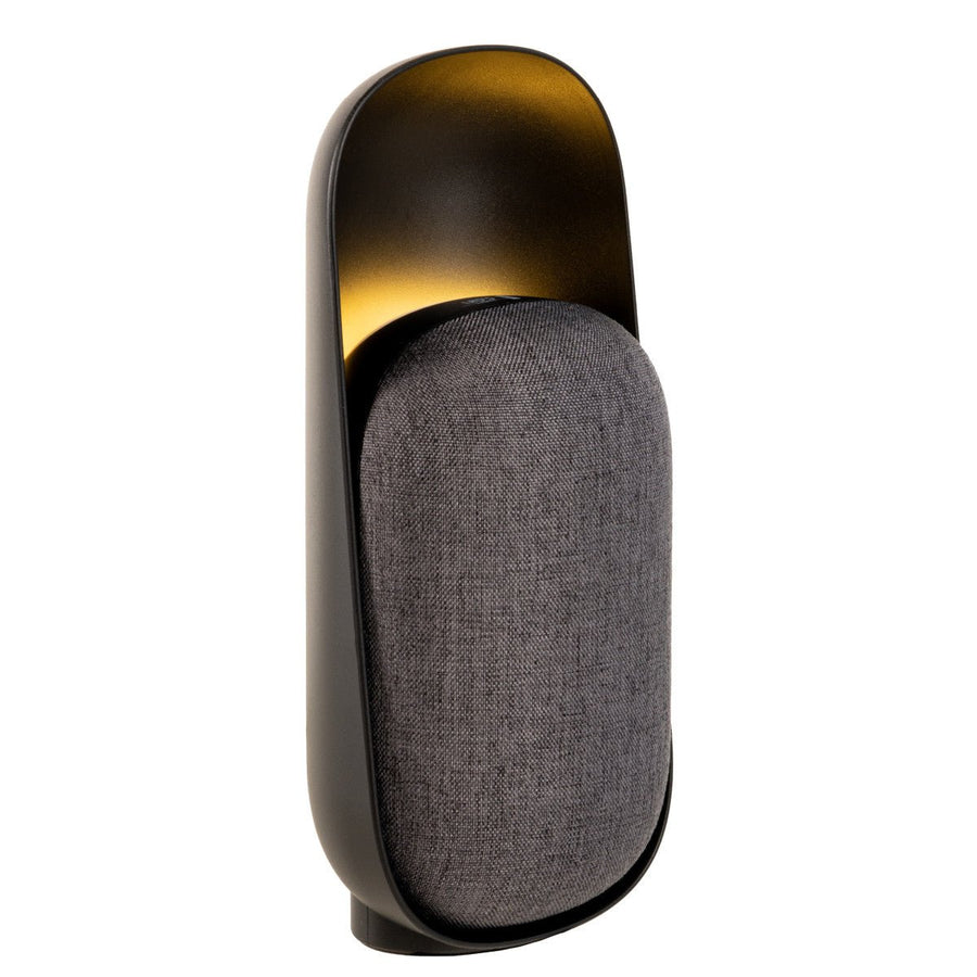 LED-Nachtlicht mit Bluetooth-Lautsprecher – Wiederaufladbar – 1200 mAh – IP20 – Schwarz - LED.de