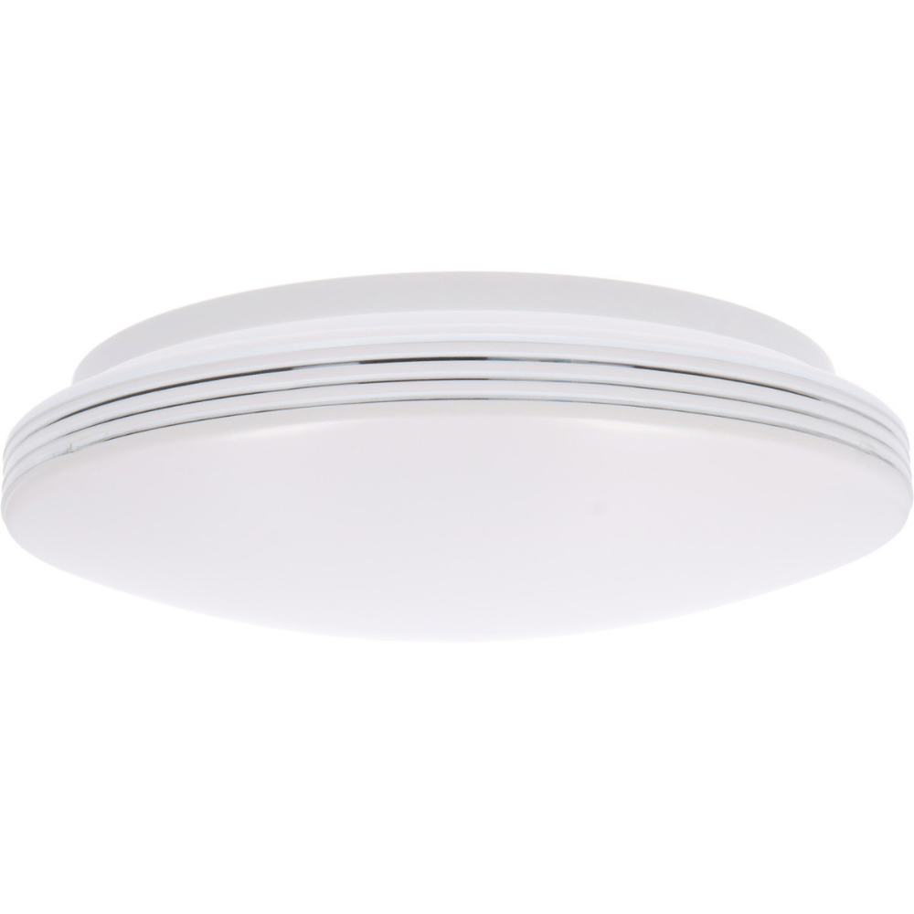 LED Plafondlamp rond 35 cm met ringen - Universeel - Spatwaterdicht - Warm wit licht Plafondlampen LED.nl