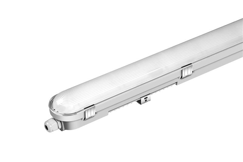 9er-Pack – LED-Leuchte mit LED-Streifen, verbindbar, Farbtemperatur/Leistungsauswahl – 180 lm/W, 39 W, 150 cm, 7020 lm, 3000 K/4000 K/6500 K – Schutzart IP65, IK08 - LED.de