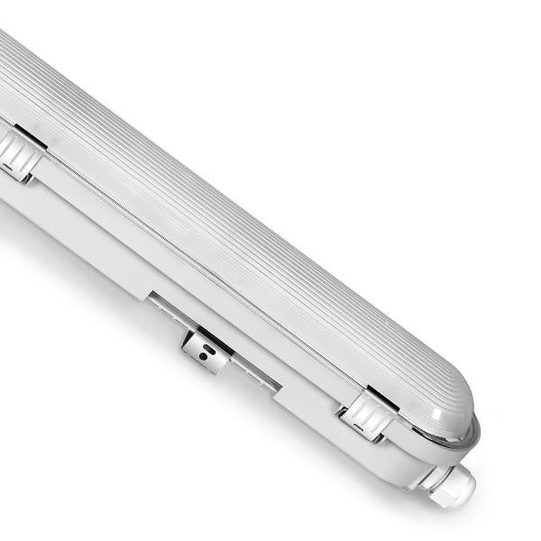 9er-Pack – LED-Leuchte mit LED-Streifen, verbindbar, Farbtemperatur/Leistungsauswahl – 180 lm/W, 39 W, 150 cm, 7020 lm, 3000 K/4000 K/6500 K – Schutzart IP65, IK08 - LED.de