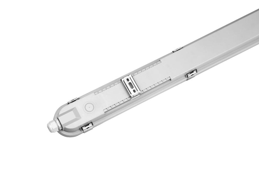 9er-Pack – LED-Leuchte mit LED-Streifen, verbindbar, Farbtemperatur/Leistungsauswahl – 180 lm/W, 39 W, 150 cm, 7020 lm, 3000 K/4000 K/6500 K – Schutzart IP65, IK08 - LED.de