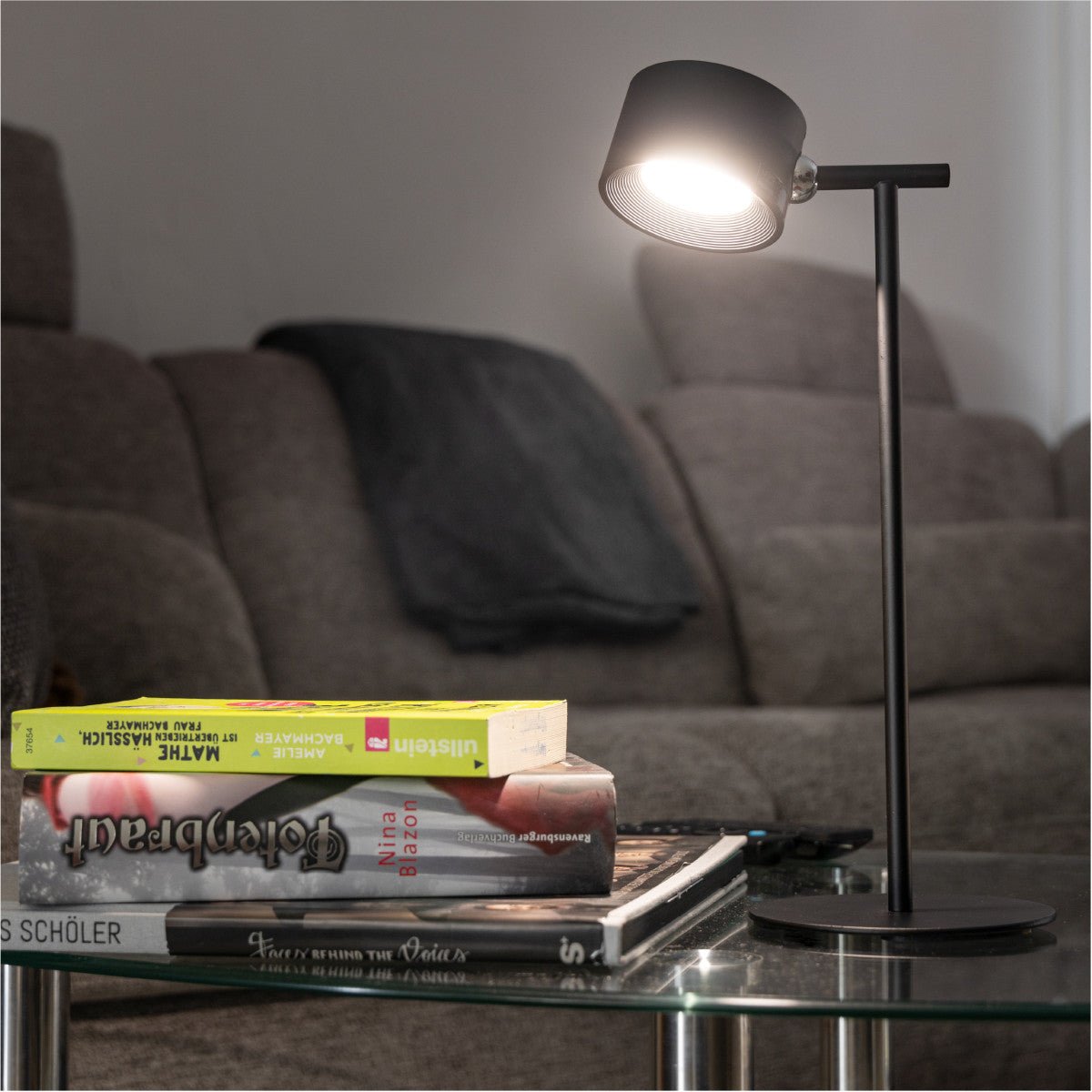 LED's Light 3 - in - 1 Draadloos Oplaadbaar Spotje - Tafellamp, Klemlamp & Wandlamp - Zwart - LED.nl