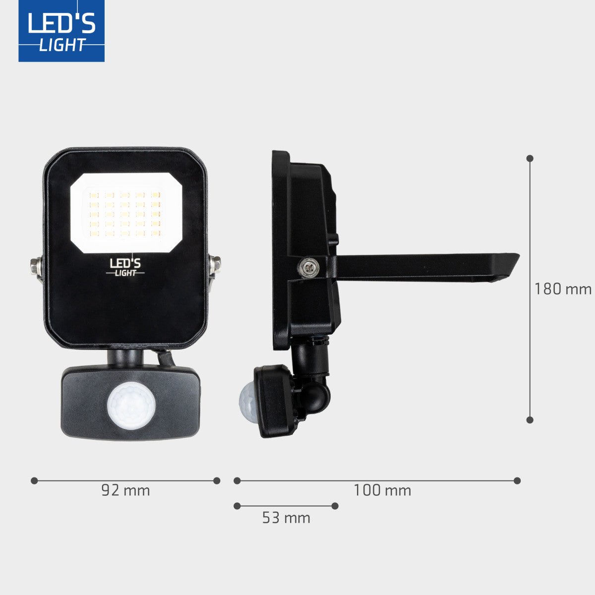 LED's Light Buitenlamp met bewegingssensor 1400 - binnen en buiten - 10W - LED.nl