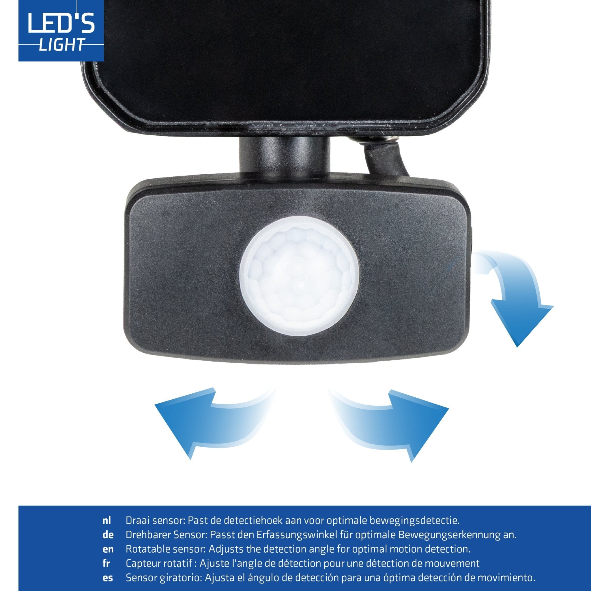 LED's Light Buitenlamp met bewegingssensor 4200 - binnen en buiten - 30W - LED.nl