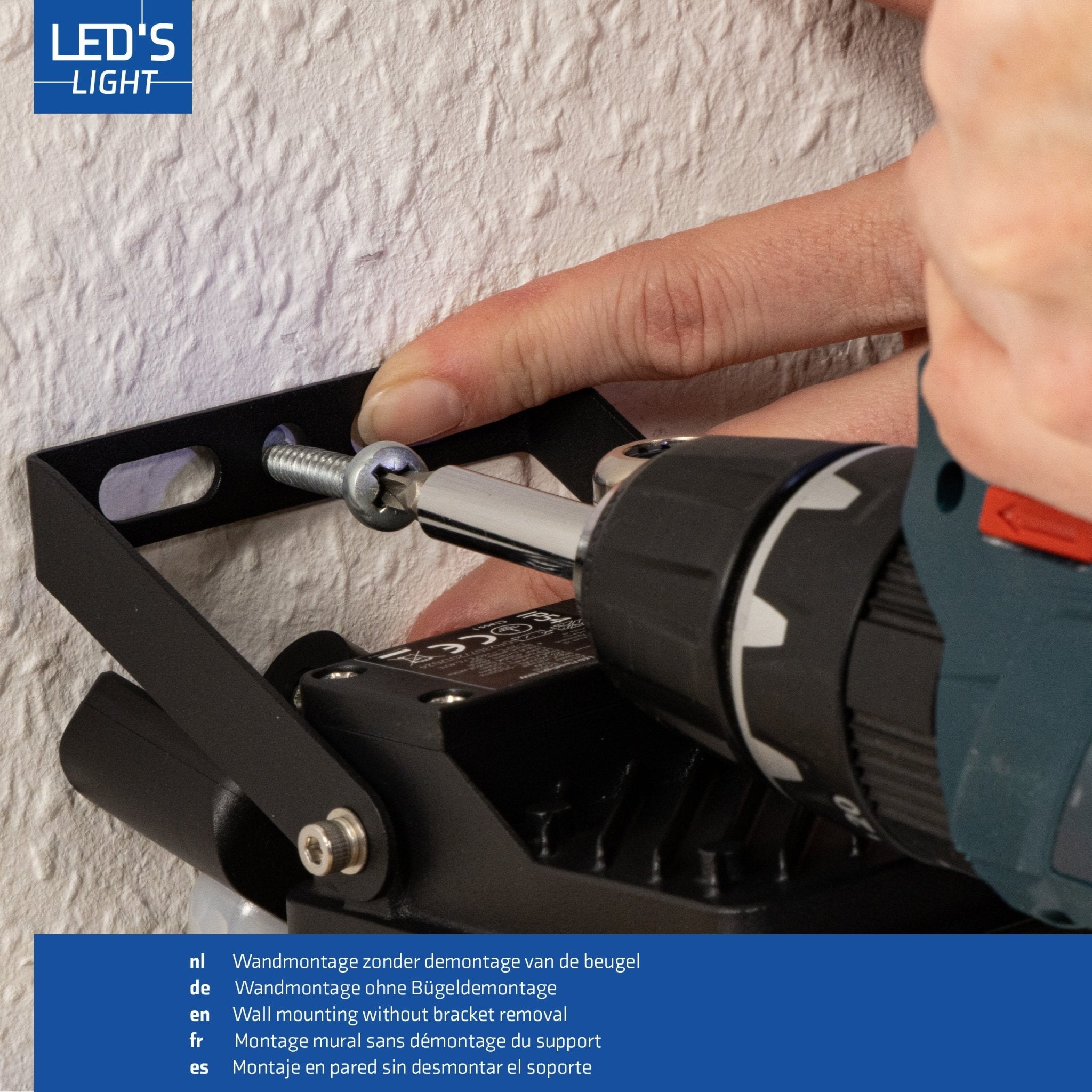 LED's Light Buitenlamp met bewegingssensor 4200 - binnen en buiten - 30W - LED.nl