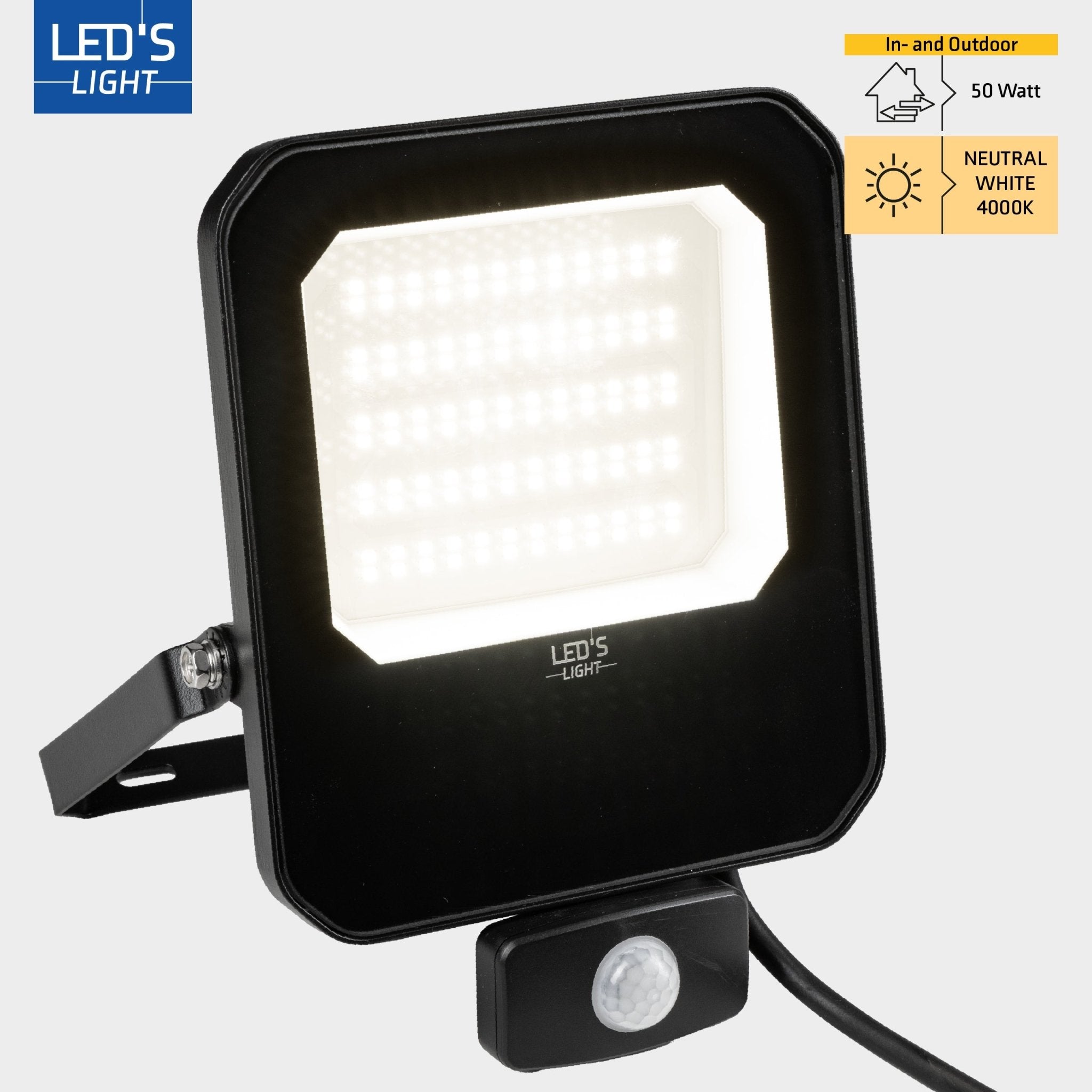 LED's Light Buitenlamp met bewegingssensor 7000 - binnen en buiten - 50W - LED.nl