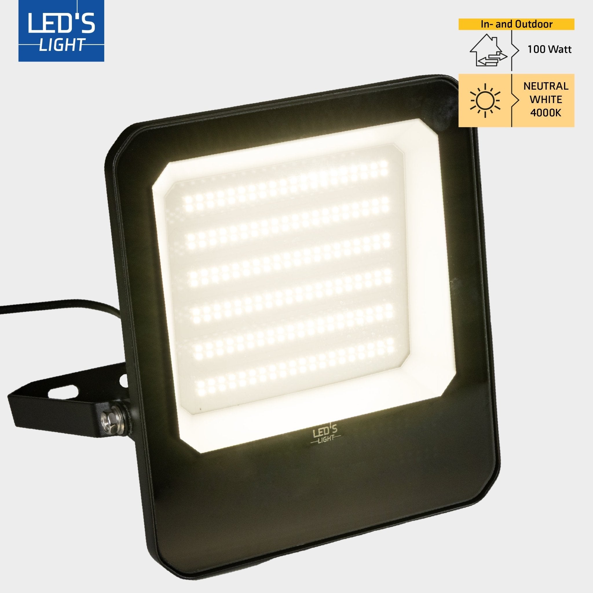 LED's Light Buitenlamp schijnwerper 14000 - voor binnen en buiten - 100W - LED.nl