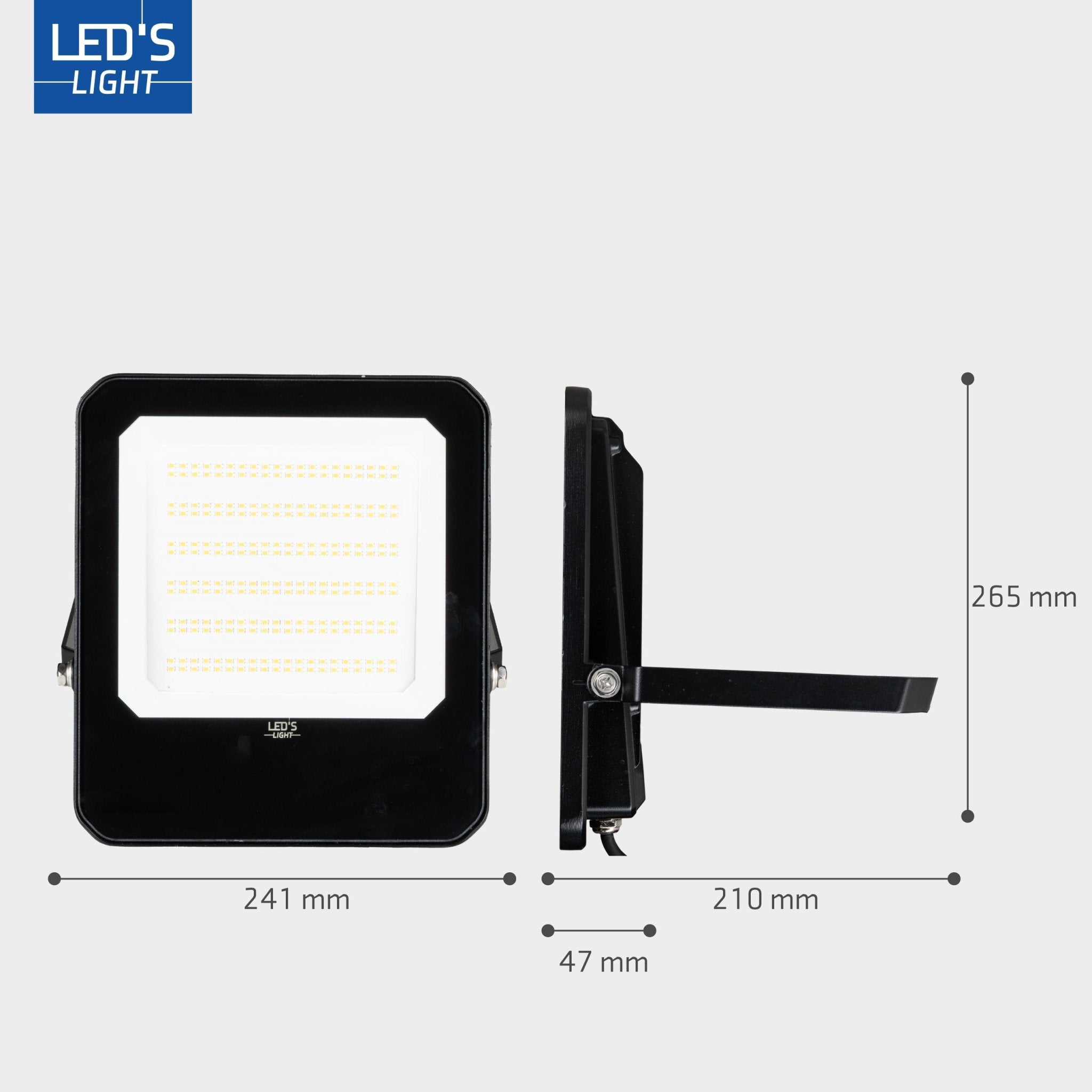 LED's Light Buitenlamp schijnwerper 14000 - voor binnen en buiten - 100W - LED.nl