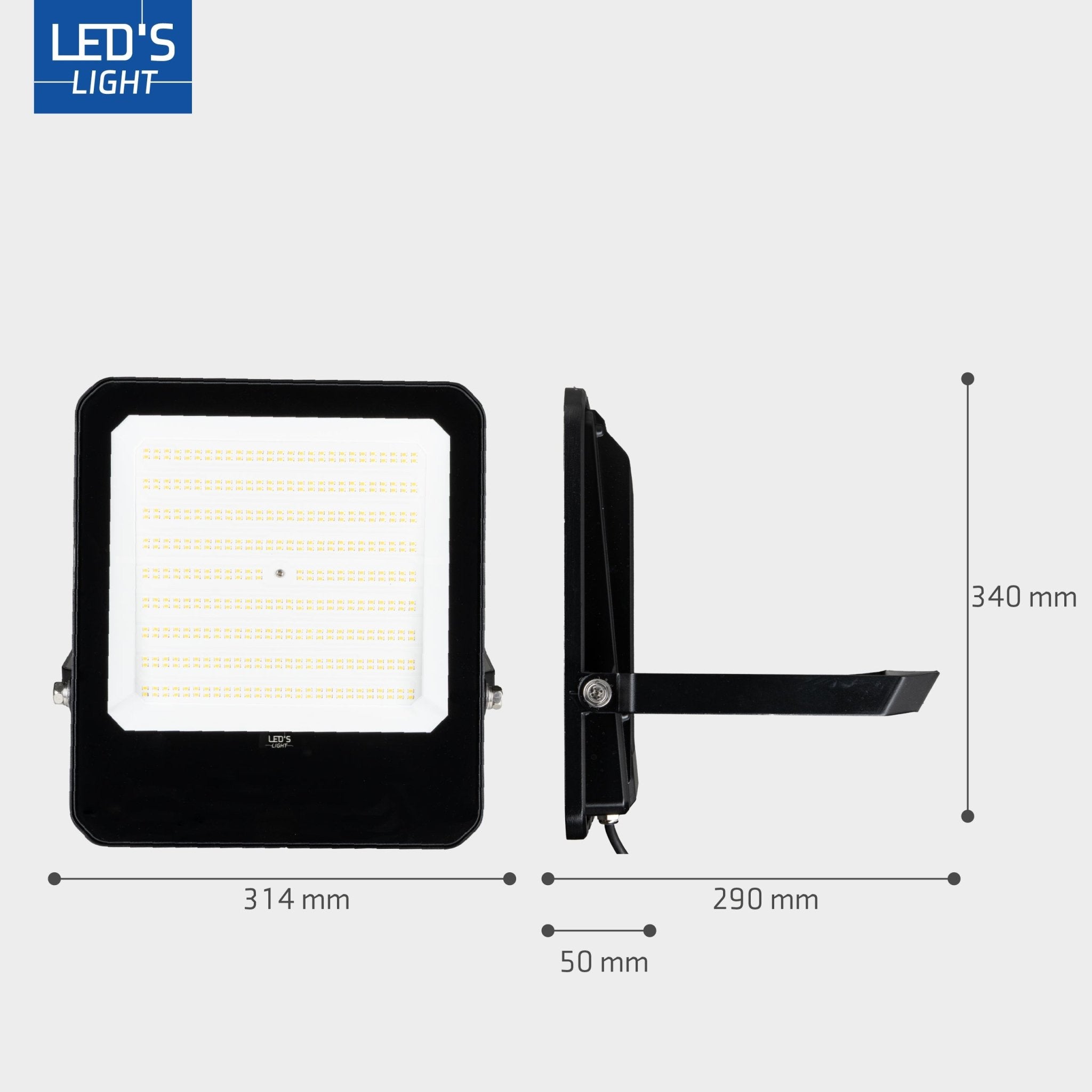 LED's Light Buitenlamp schijnwerper 28000 - voor binnen en buiten - 200W - LED.nl
