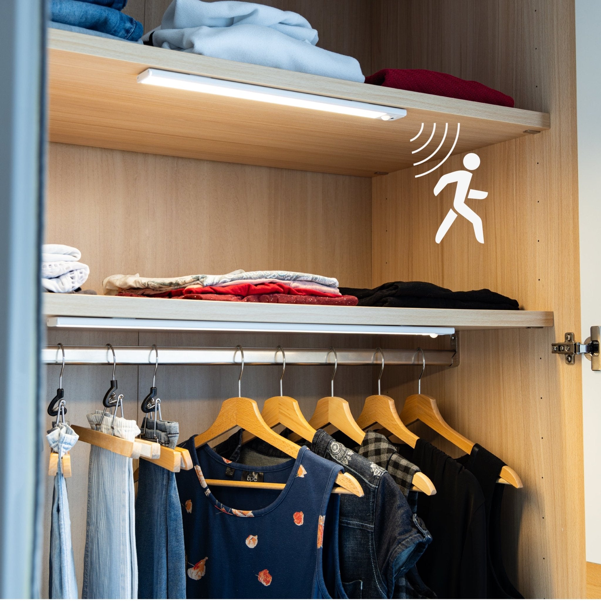 LED's Light Kastverlichting met sensor 40 cm - Oplaadbaar en draadloos - zwaai - en bewegingssensor - wit - LED.nl
