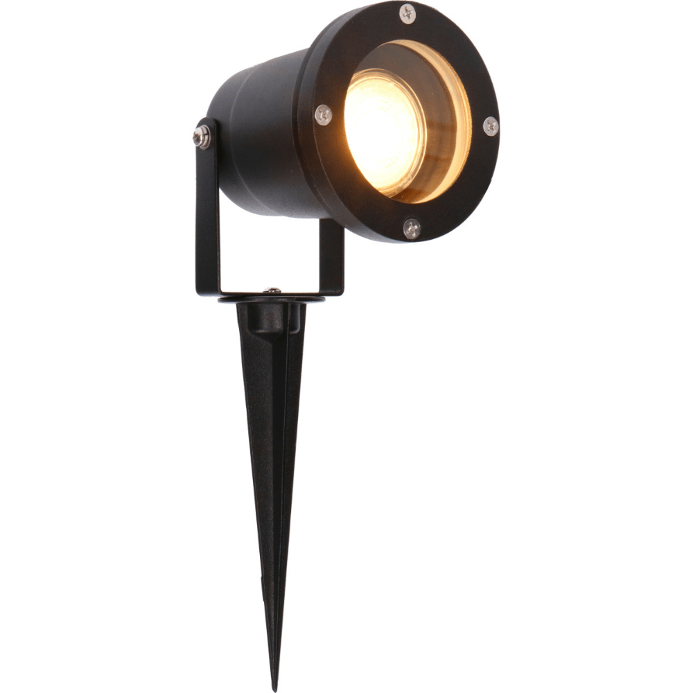 LED's Light LED Prikspot met Stekker - Kantelbaar - GU10 fitting - IP54 - Model Melfi - Zwart - LED.nl